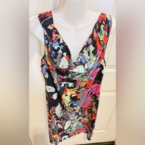 Charlie Jade 100% silk sleeveless dress medium